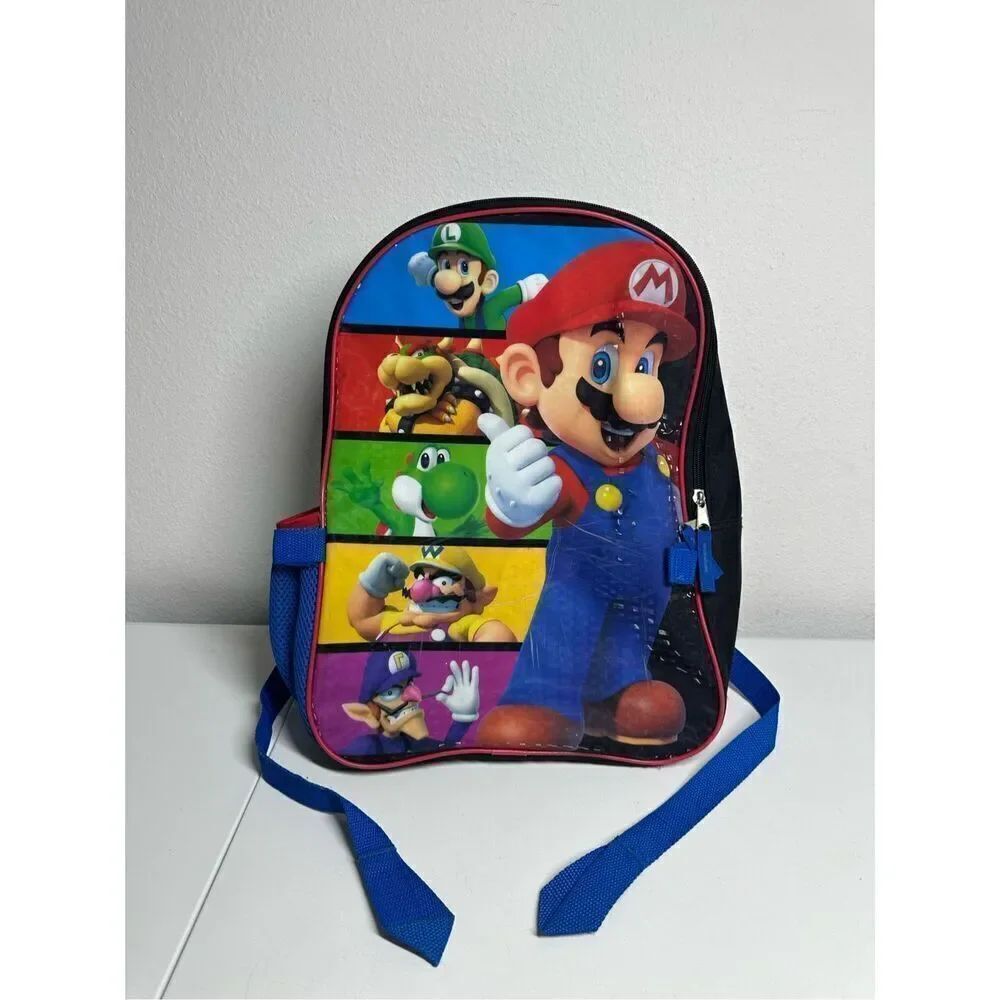 SUPER MARIO BROTHERS 16" Full-Size School Backpack